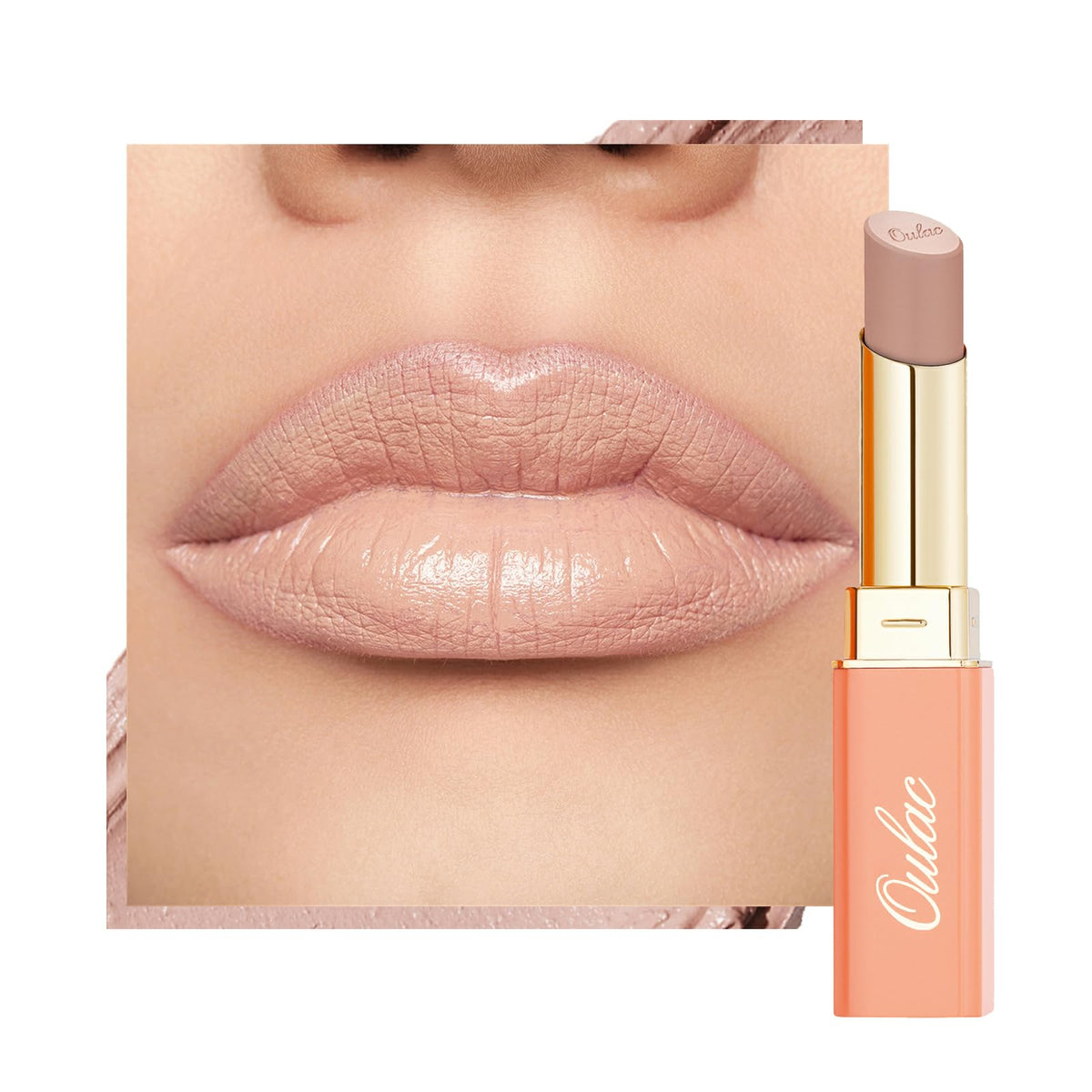 Oulac SG01 Bare front view showing neutral beige and sleek packaging, easy daily wear