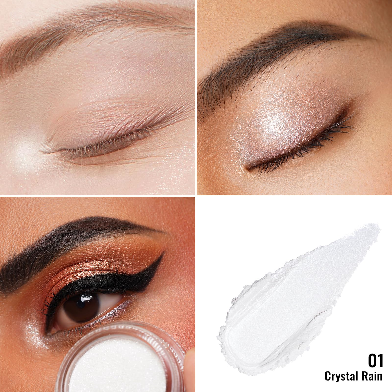 Oulac swatch on fingertip revealing creamy texture and blendability benefit