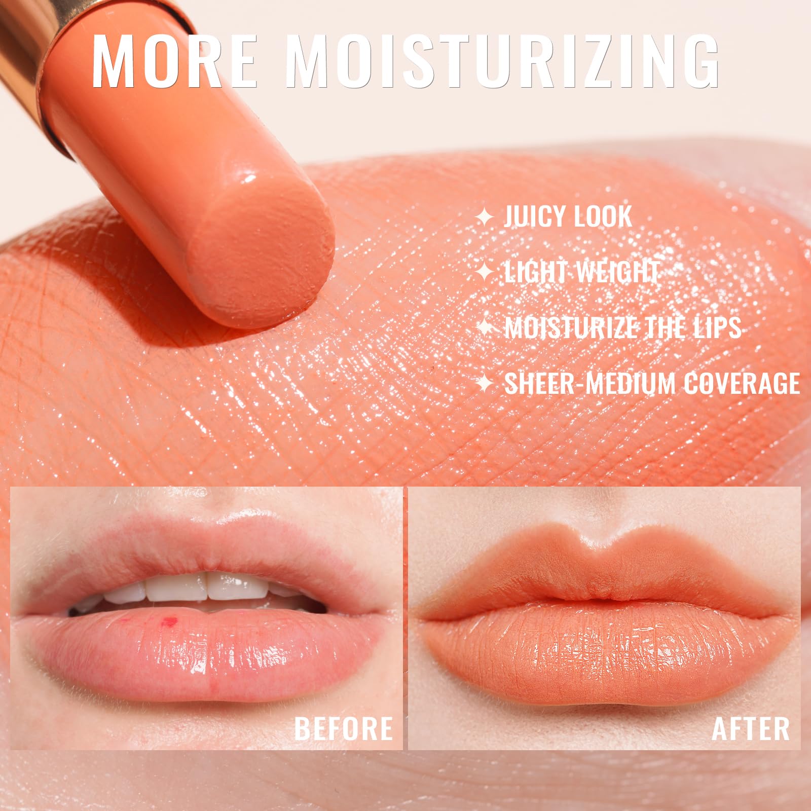 Oulac close-up ingredient label with sodium hyaluronate and vitamin E for moisture benefits