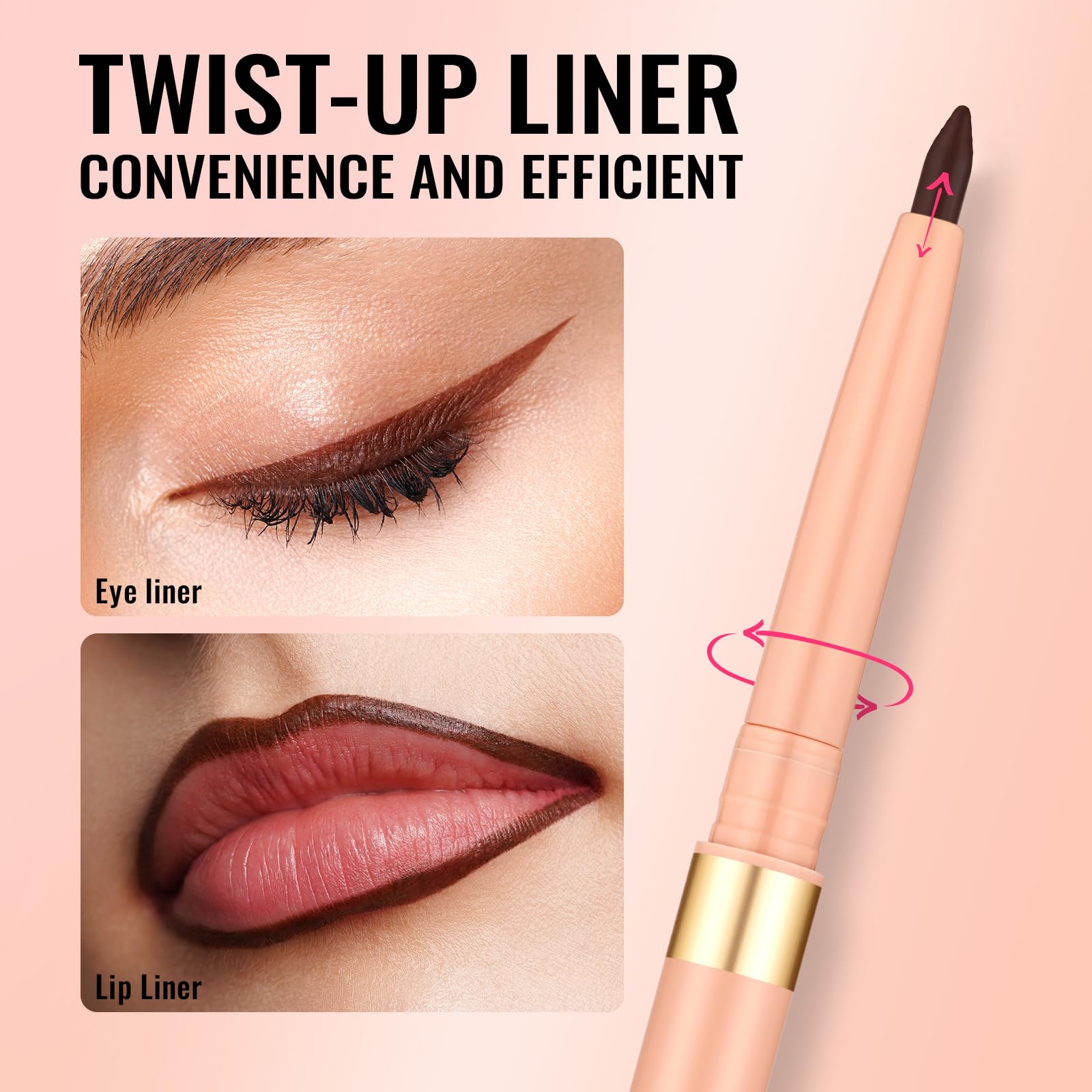 Model applying Oulac Teddy 03 along lash line demonstrating smooth, easy application