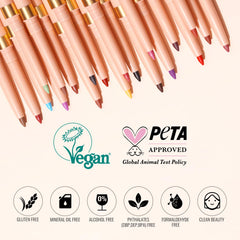 Oulac Teddy packaging label visible showing vegan and waterproof benefit