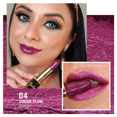 Oulac creamy texture close-up highlighting shimmer and smooth glide benefit comfortable wear