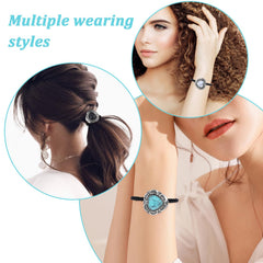 Ouligay elastic band stretched to show flexibility and durable hold