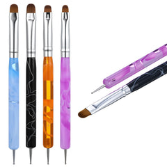 Ouligay front view of brush kit showing all four tools for neat storage and portability