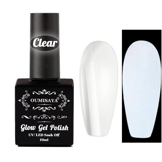 Oumisaya bottle front view showing label and 10ML size, clear gel benefit