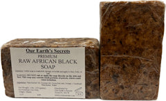 Our Earth's Secrets soap on bath tray in bathroom scene suggesting natural ritual benefit