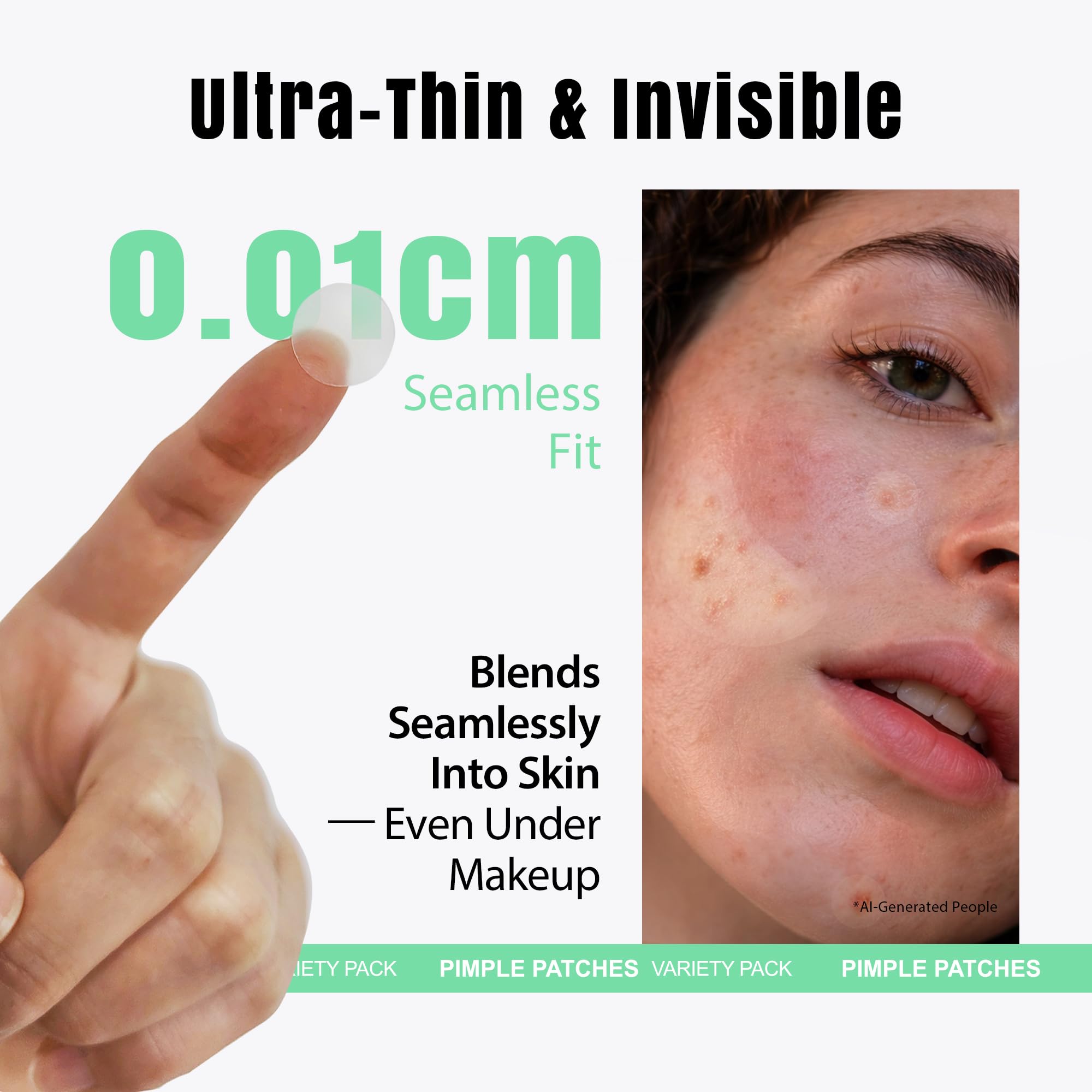 ourmed life large crescent patch detail for jawline and cluster coverage