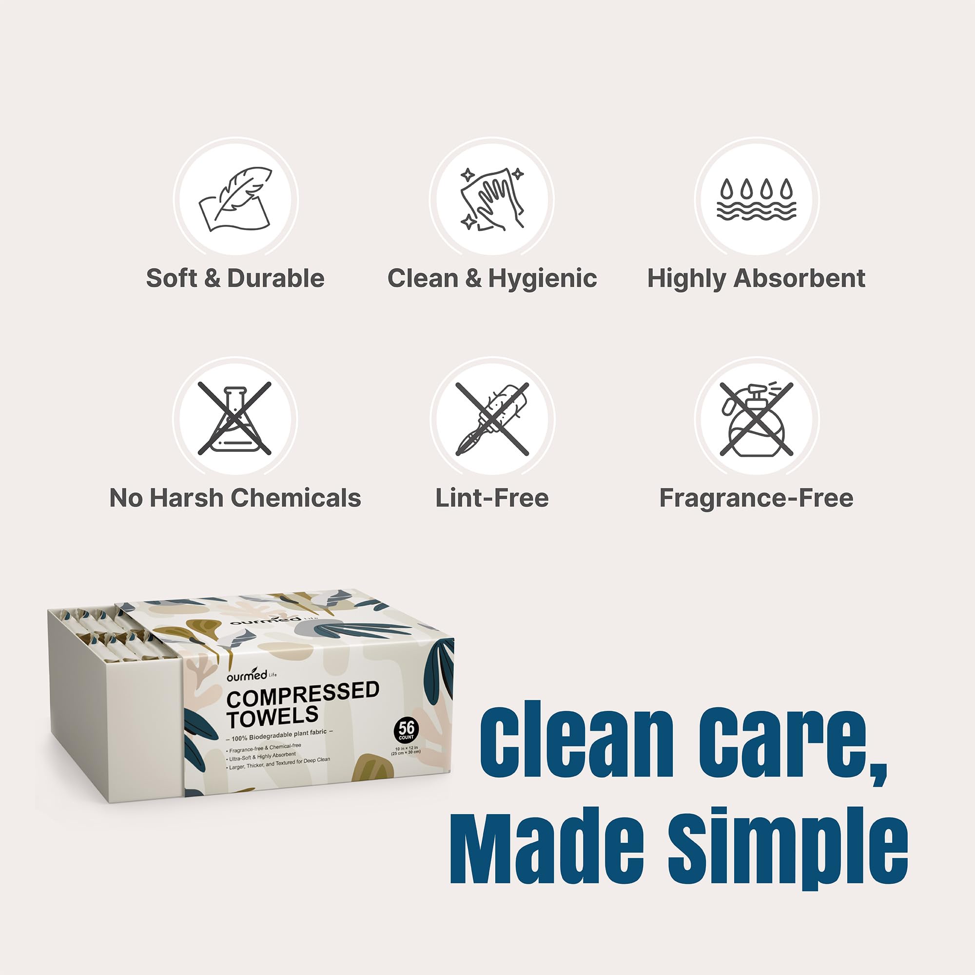 ourmed life towel in camping scene showing outdoor utility and lightweight gear benefit