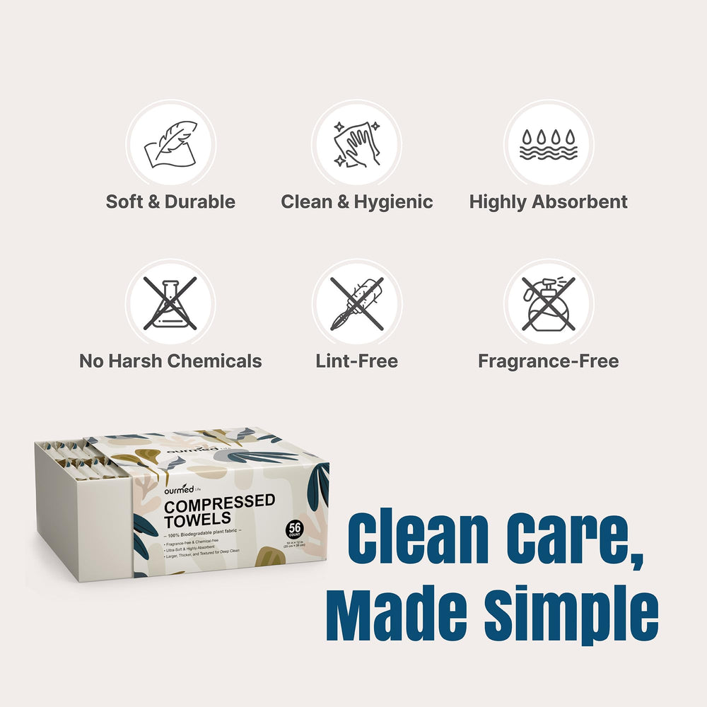 ourmed life towel in camping scene showing outdoor utility and lightweight gear benefit