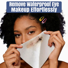 ourmed life textured side removing makeup demonstrating gentle exfoliation