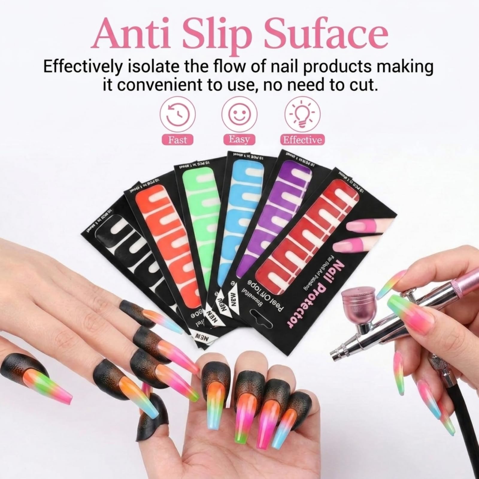 Outus color variation arrangement displaying six vibrant colors for organization and style