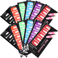 Outus front packaging showing 120-piece colorful protector set and easy storage benefit