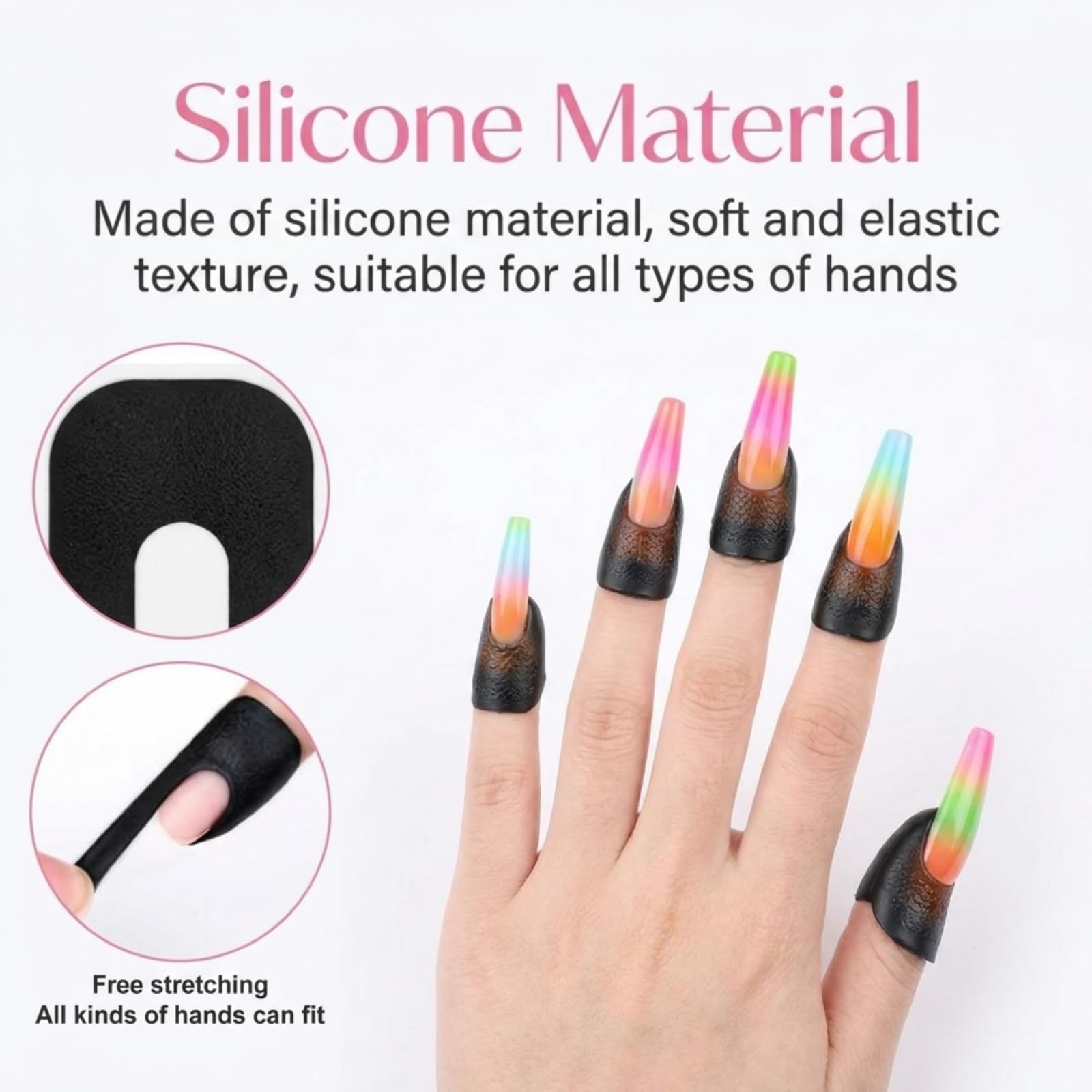 Outus sheet next to a hand for scale showing large size and customizable trimming benefit