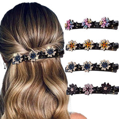 Outyua front packaging showing four rhinestone clips and benefit of coordinated set