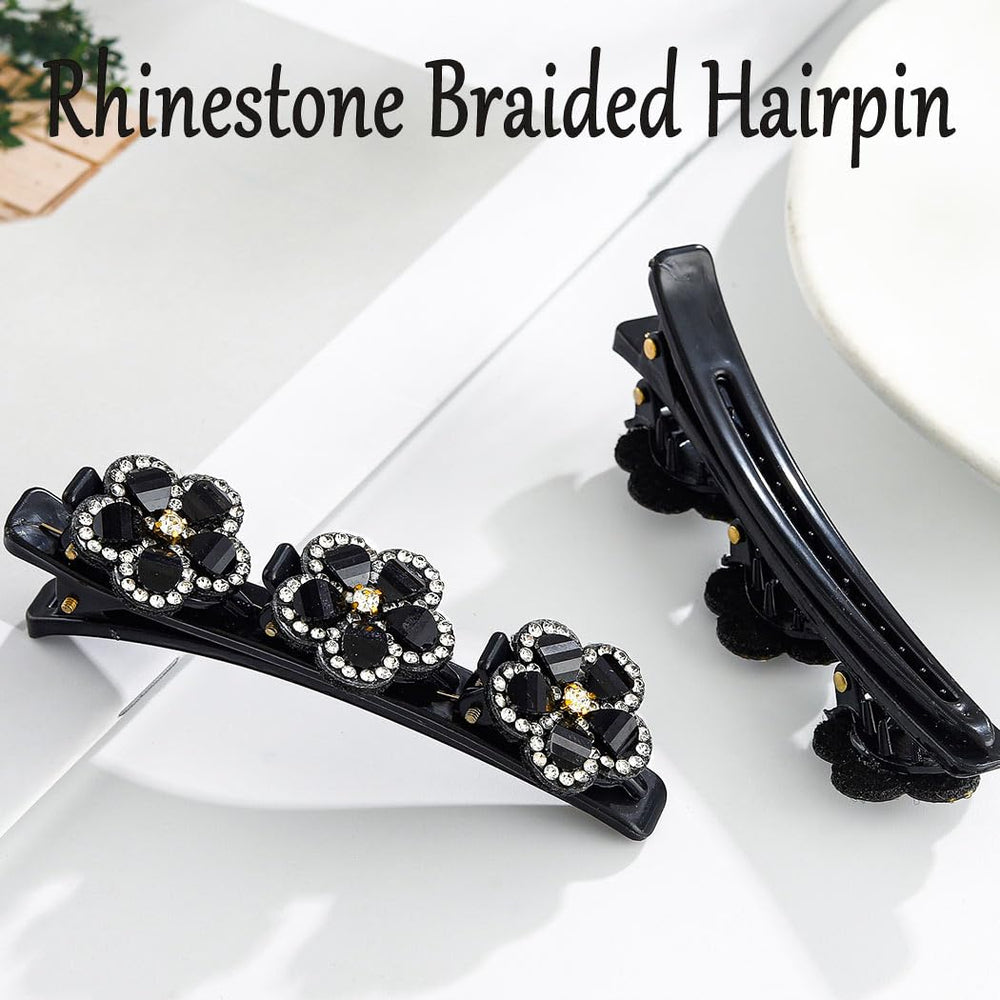Outyua clips in a formal hairstyle at a party showing decorative sparkle advantage