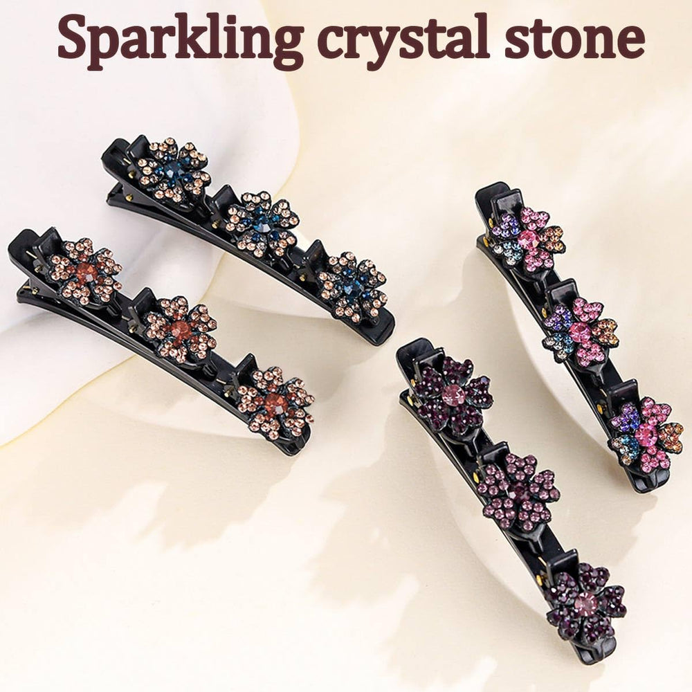 Outyua close-up rhinestone detail highlighting sparkle and polished finish