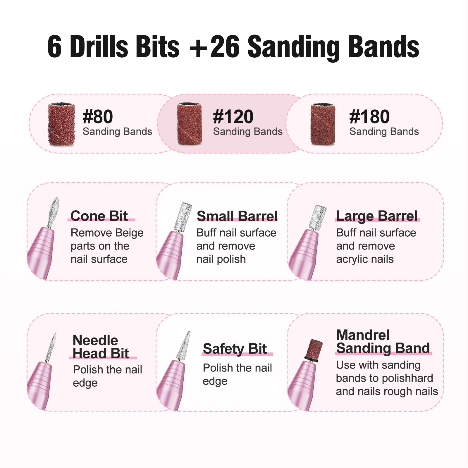 OVX drill in manicure setup showing professional results at home