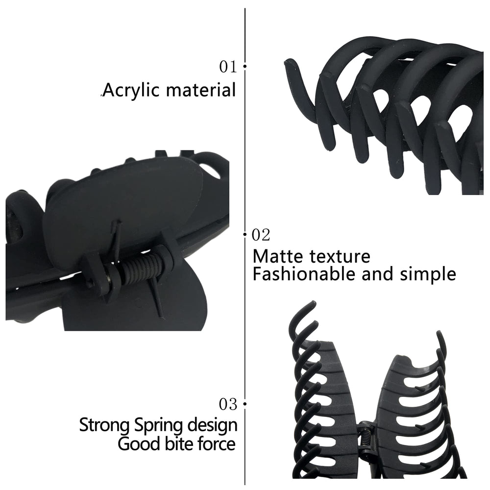OWIIZI clip holding a high bun in place, reliable all-day hold benefit