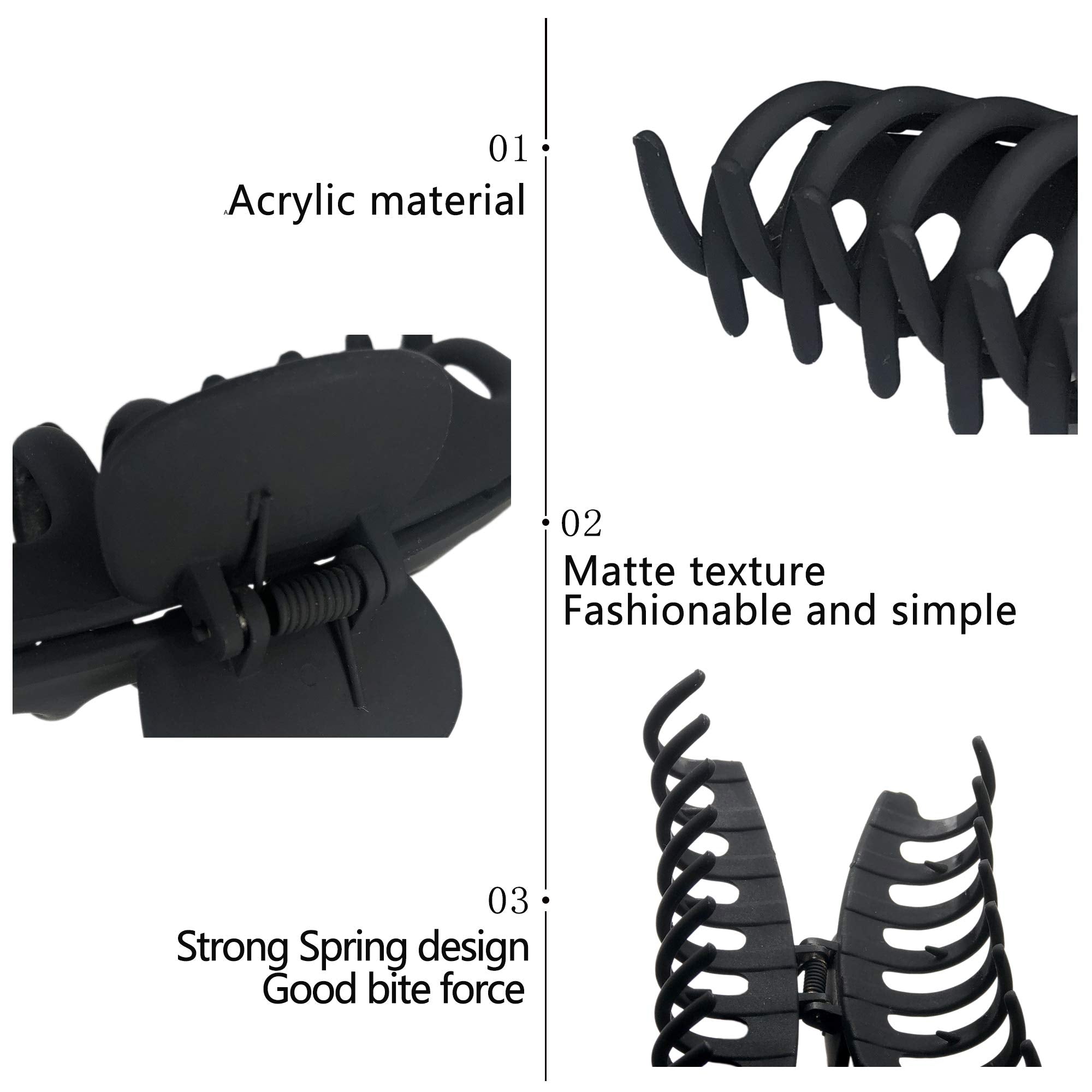 OWIIZI clip in high bun holding thick hair securely and comfortably