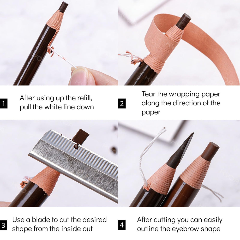 Ownest eyebrow application stroke demonstrating controlled lines and easy filling