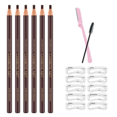 Ownest front packaging in dark brown showing six pencils and clear labeling for quick selection