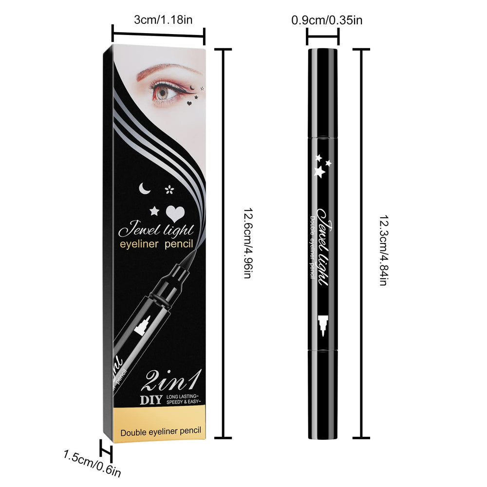 Ownest pen held over makeup bag showing portable, on-the-go ease