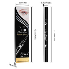 Ownest pen held over makeup bag showing portable, on-the-go ease