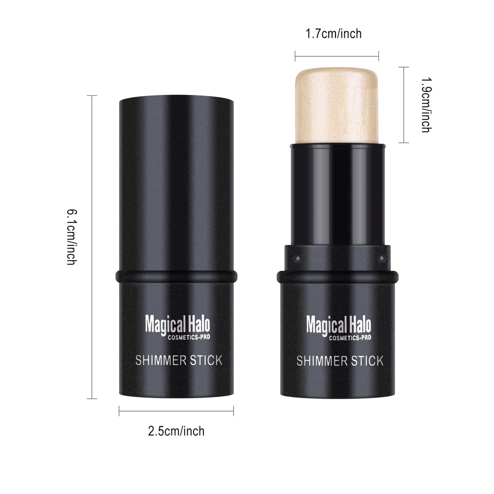 Ownest highlighter stick open with visible label showing dual-shade design and ease-of-use benefit