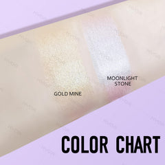 Ownest highlighter stick being applied to cheekbone for subtle glow benefit