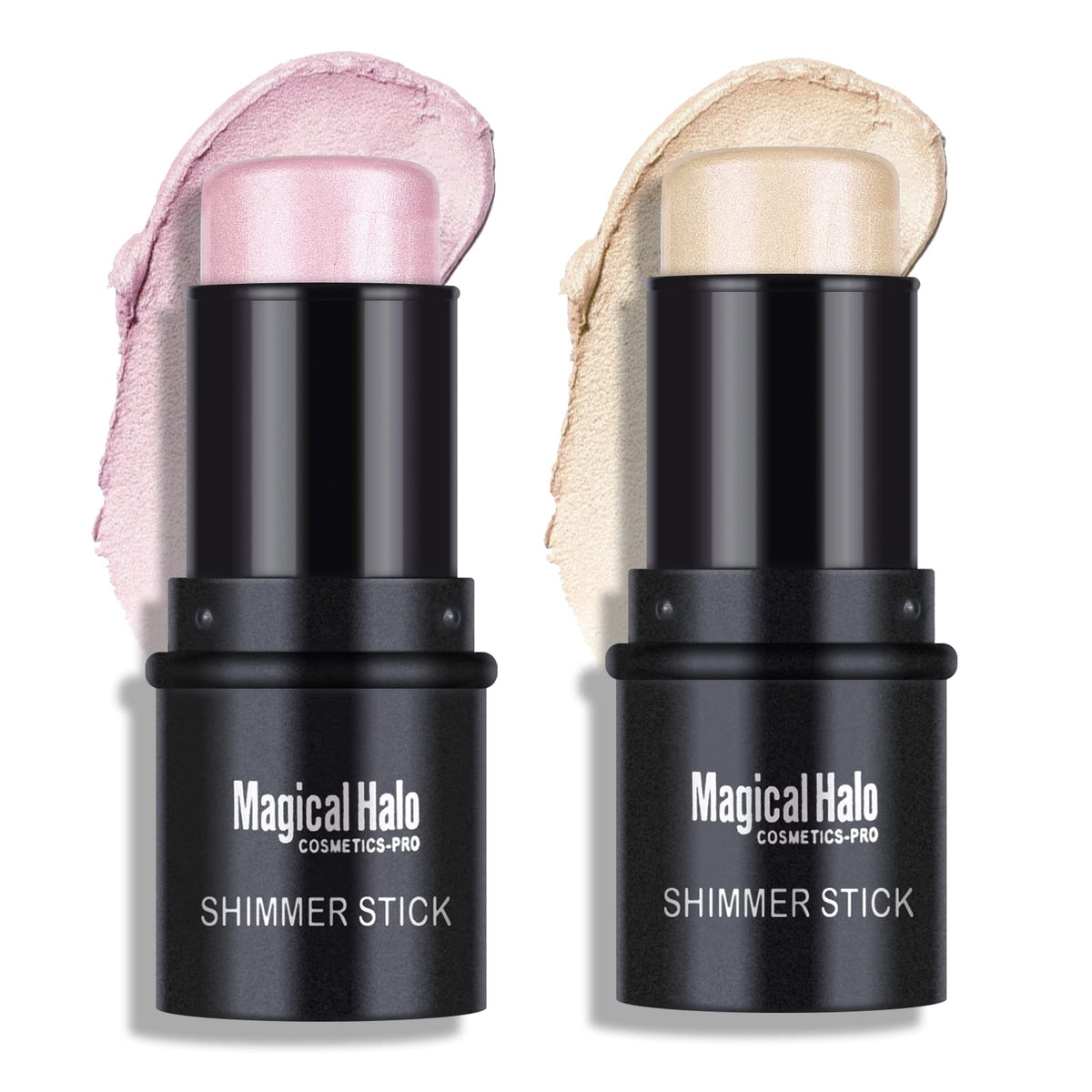 Ownest highlighter stick front view showing compact packaging and shade duo benefit