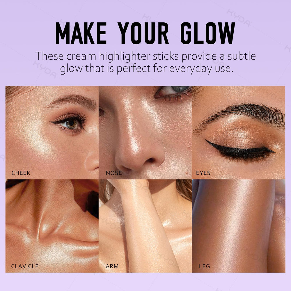 Ownest highlighter stick edge used on nose and cupid's bow for precise highlight