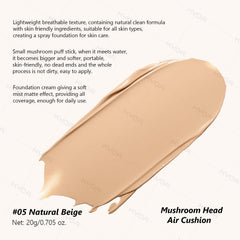 Ownest KYDA foundation cream swatched on skin, showing natural coverage