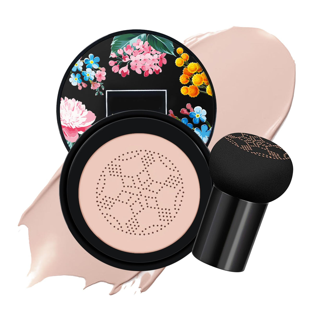 Ownest KYDA front packaging showing compact mushroom applicator and shade