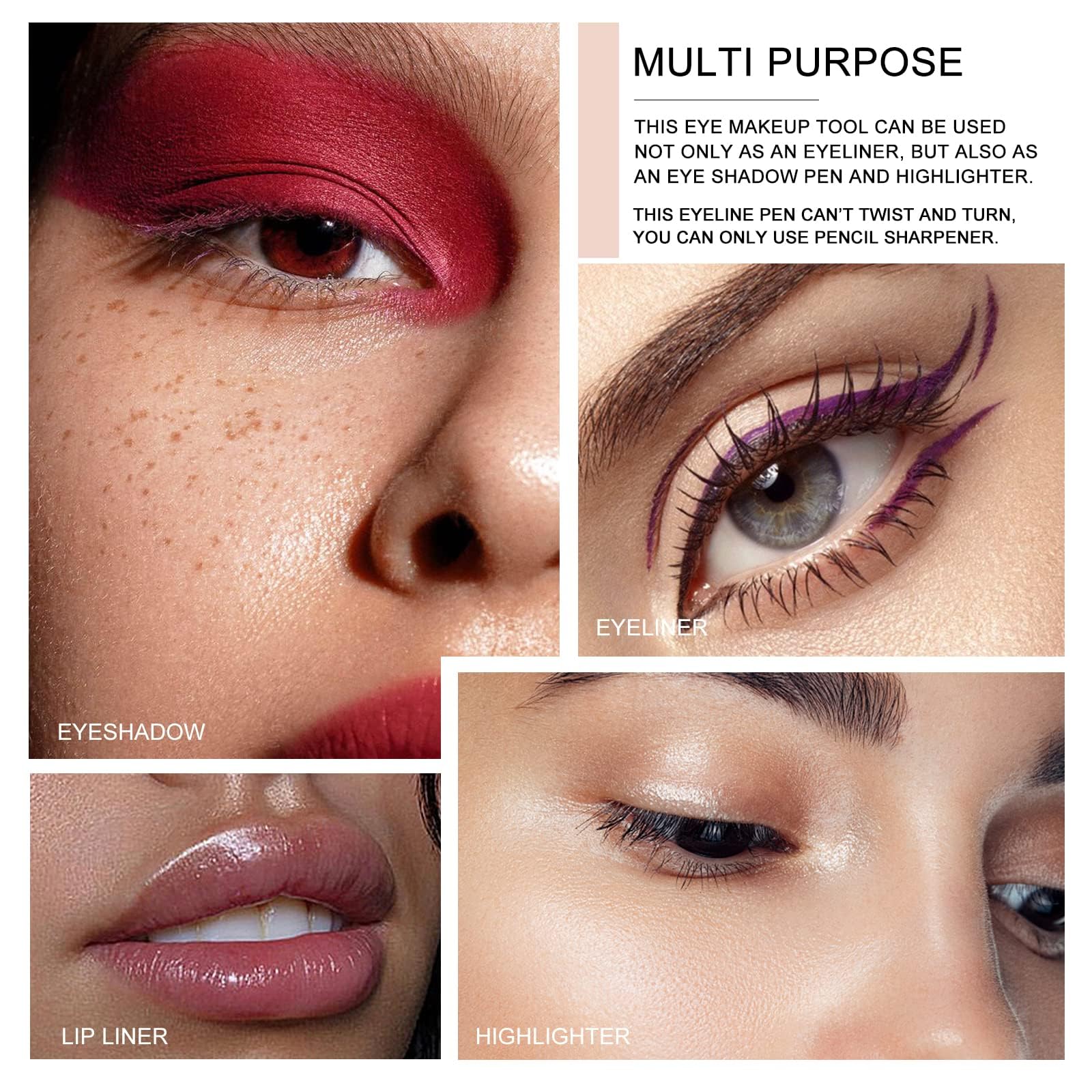 Ownest matte shade swatch comparison showing deep pigments for defined lines
