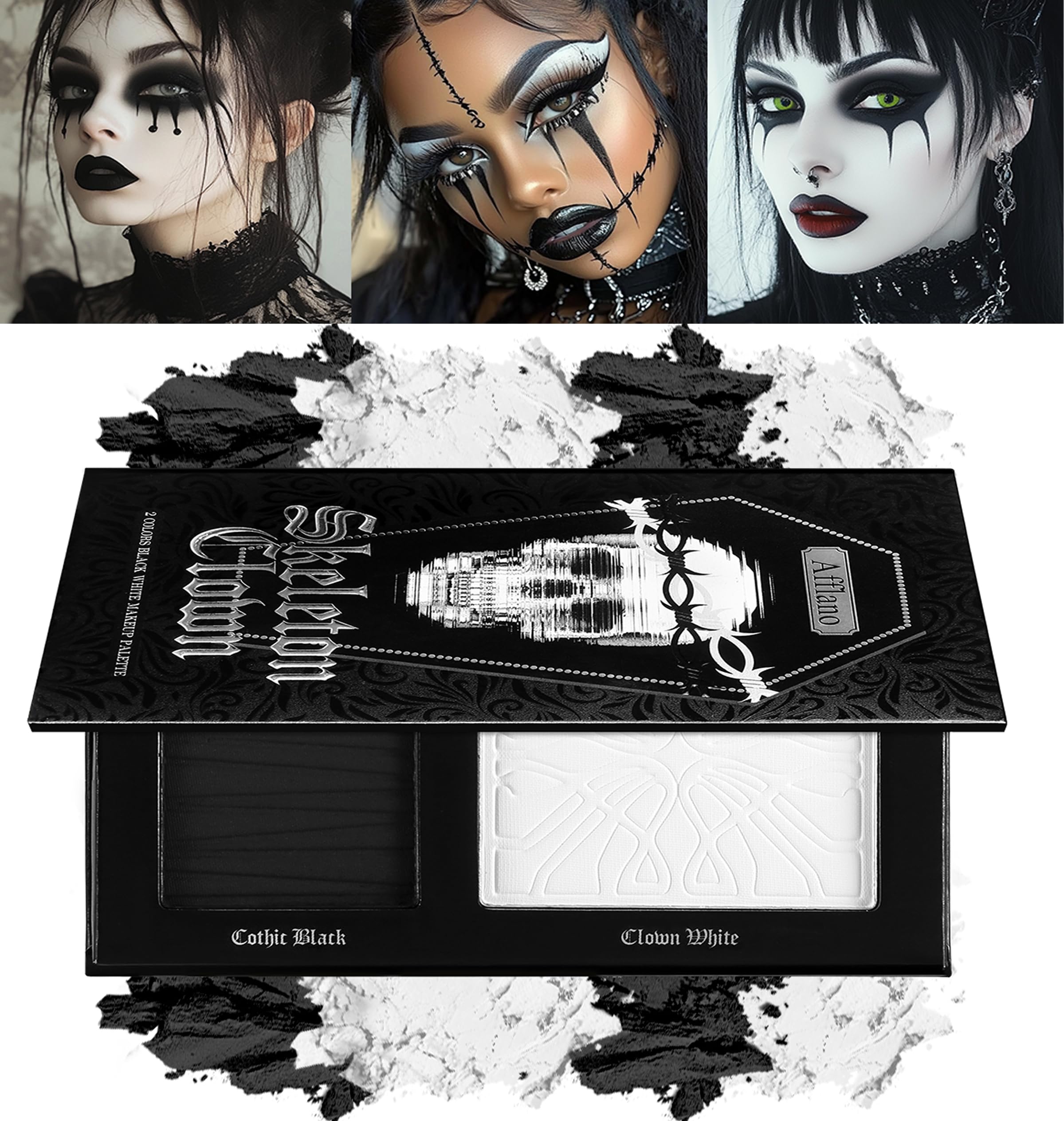 oygcee size comparison with brush showing compact palette portability benefit