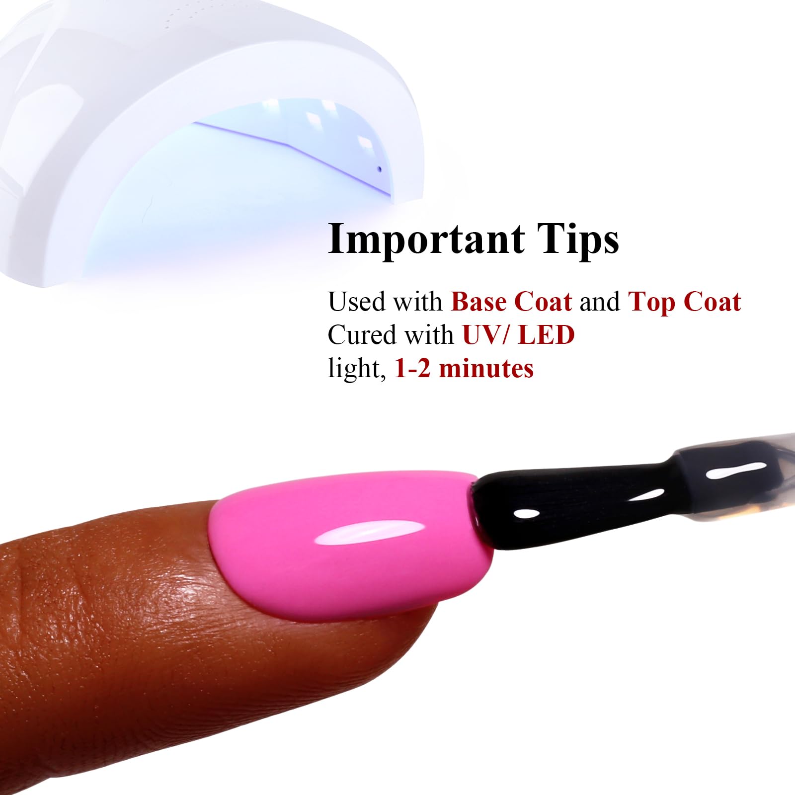 Ozzeal swatch fan with bright pink shade, quick color reference for selection