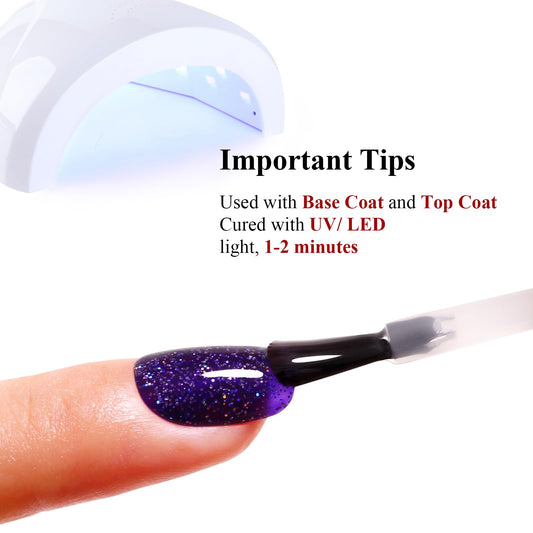 ozzeal nail swatch wheel showing color layers and choosing shade benefit