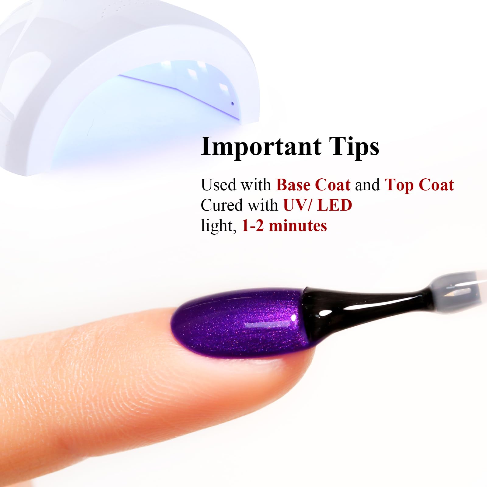 ozzeal nail tip swatch displaying pearl shimmer and accurate color preview benefit