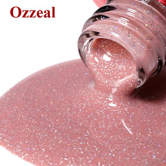 ozzeal removed aftercare showing clean nails and cuticle oil, shows gentle soak-off result