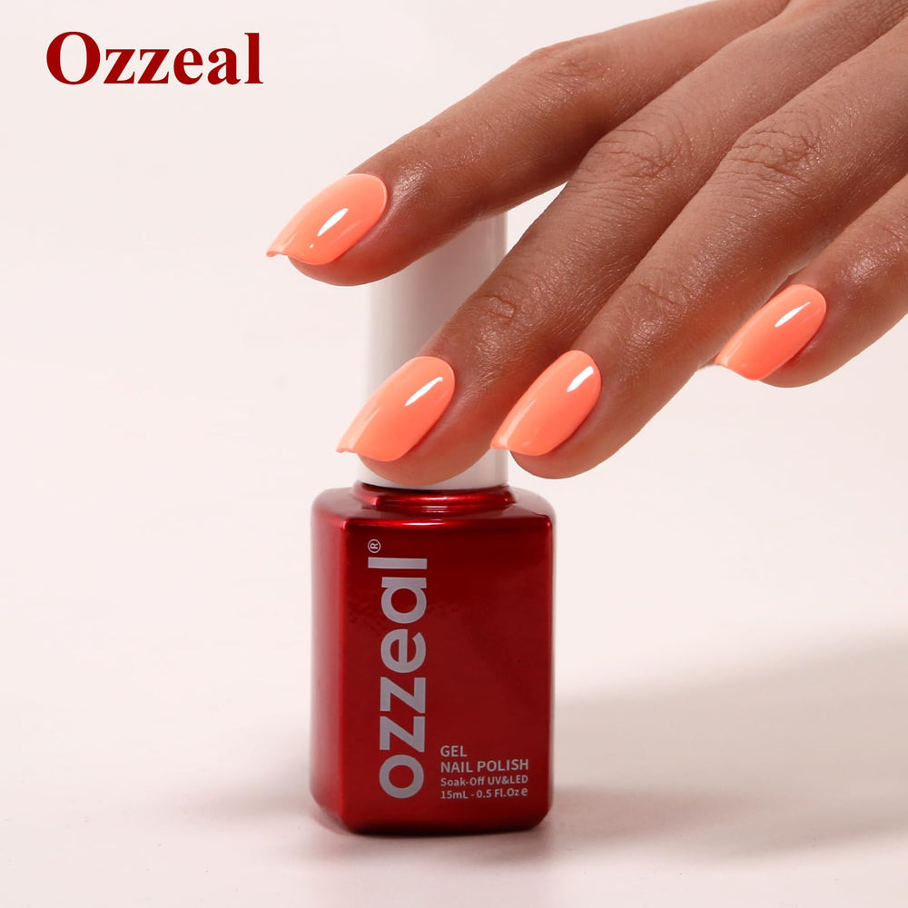 Ozzeal bottle with hand for scale, communicates compact 0.5 fl oz size