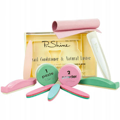 P-Shine front packaging showing kit components and brand, highlights professional quality
