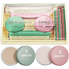 P-Shine paste texture close-up showing creamy consistency for nourishment and smoothing