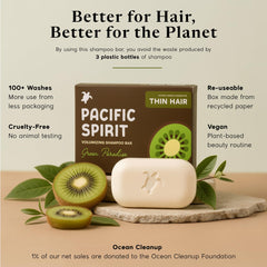 Pacific Spirit before and after fine hair showing fuller, lighter look