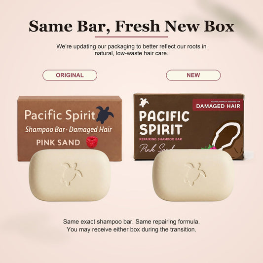 Pacific Spirit close-up of bar texture highlighting creamy lather