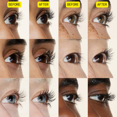 Pacifica mascara creamy black formula texture highlighting buildable coverage