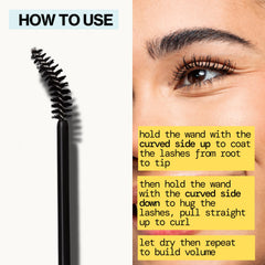 Pacifica mascara size shown in hand to demonstrate travel-friendly scale