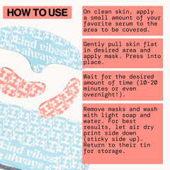 Pacifica aftercare washing masks indicating easy cleaning and reuse benefit