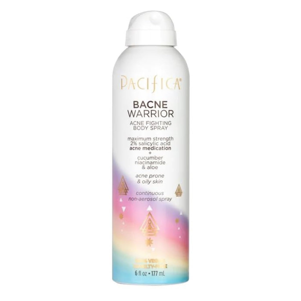 Pacifica Bacne Warrior front packaging showing product and branding for clear application