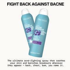 Pacifica Bacne Warrior fine mist spray closeup demonstrating even, easy coverage