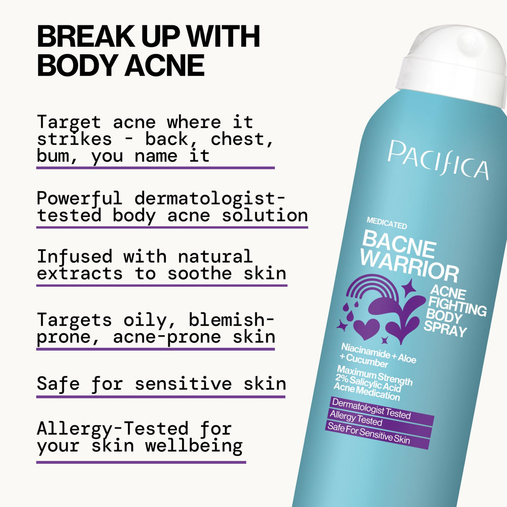 Pacifica Bacne Warrior clear droplet on hand showing lightweight texture and absorbency